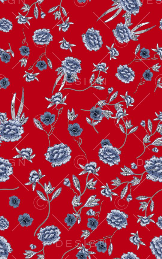 小碎花印花华亿平台图片