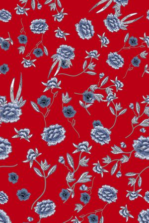 小碎花印花华亿平台图片