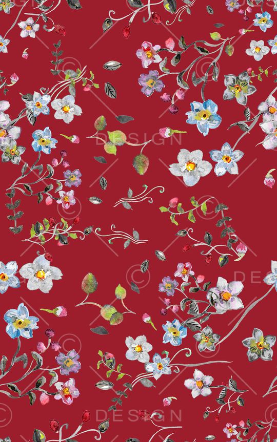 小碎花印花华亿平台图片