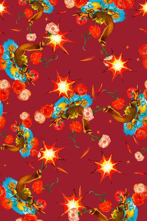 小碎花印花华亿平台图片