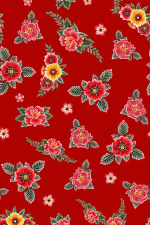 小碎花印花华亿平台图片