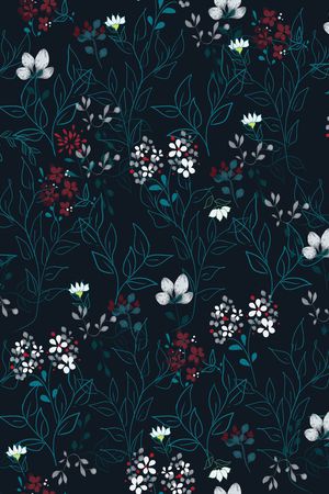 小碎花印花华亿平台图片