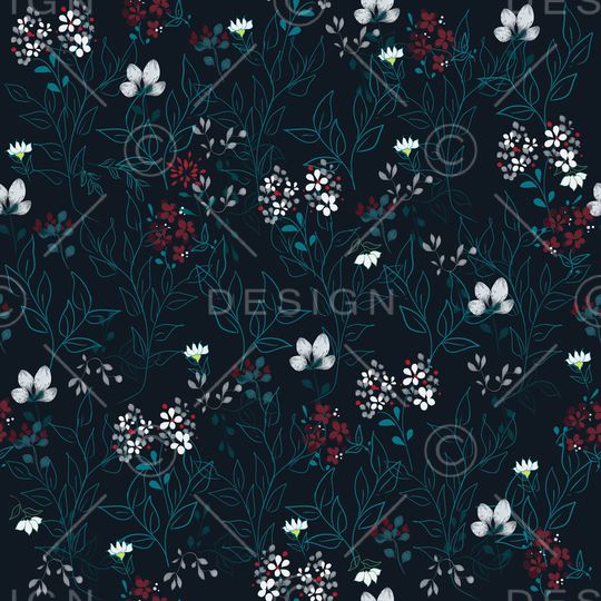 小碎花印花华亿平台图片