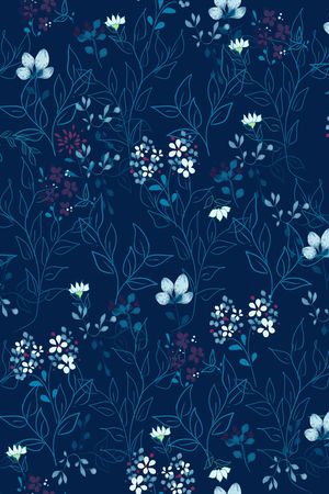 小碎花印花华亿平台图片