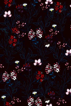 小碎花印花华亿平台图片