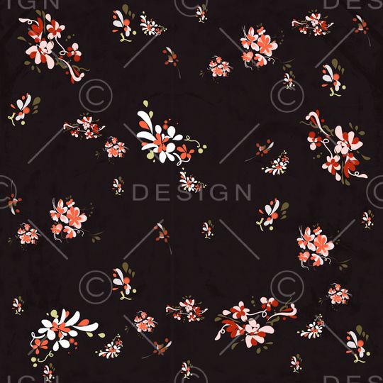 小碎花印花华亿平台图片