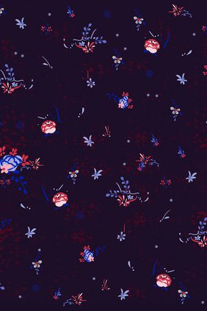 小碎花印花华亿平台图片