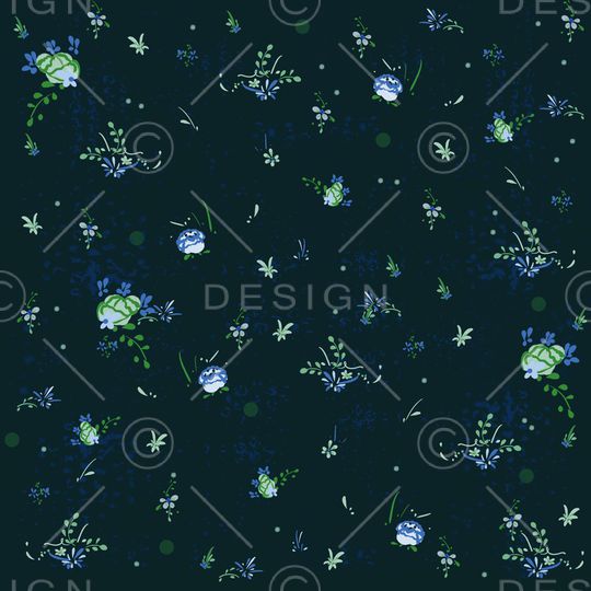 小碎花印花华亿平台图片