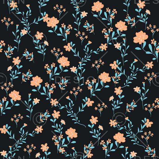 小碎花印花华亿平台图片