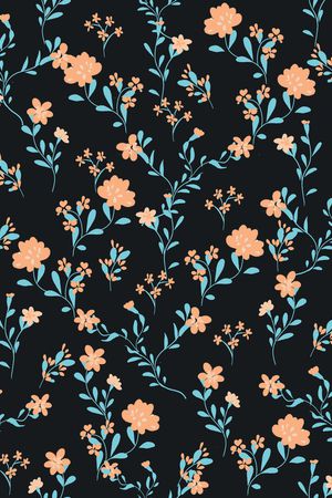 小碎花印花华亿平台图片