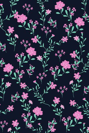 小碎花印花华亿平台图片