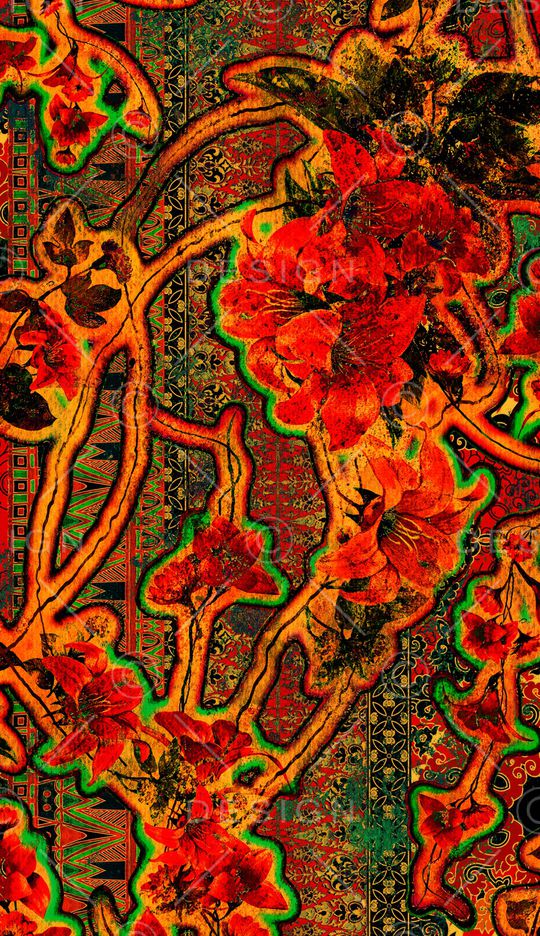 波西米亚印花华亿平台图片