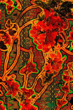 波西米亚印花华亿平台图片