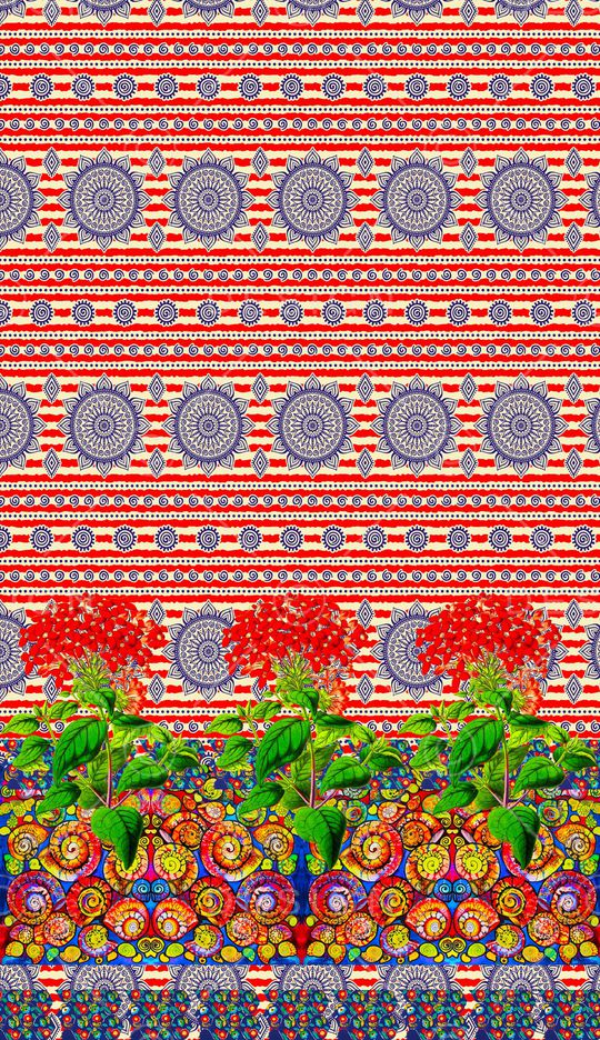 波西米亚印花华亿平台图片