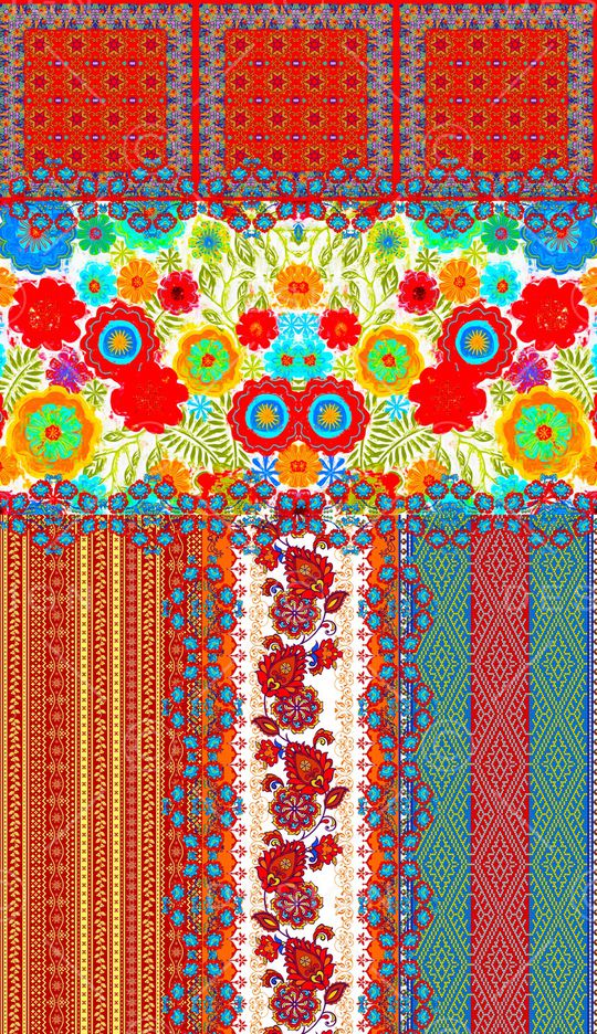 波西米亚印花华亿平台图片