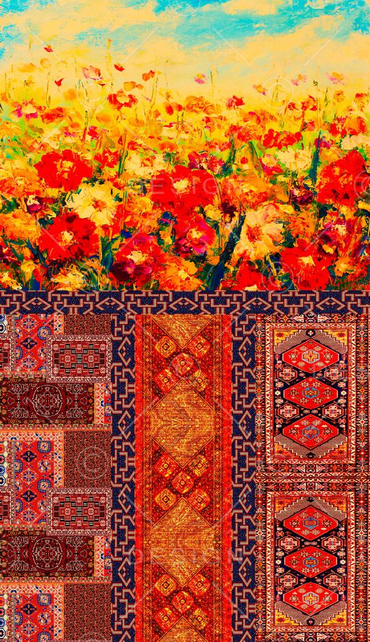 波西米亚印花华亿平台图片