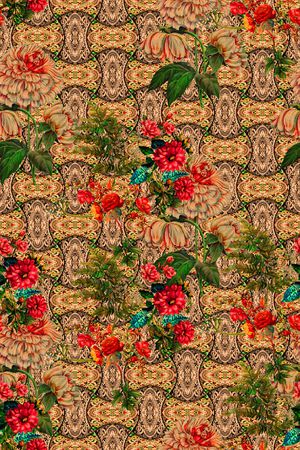 波西米亚印花华亿平台图片