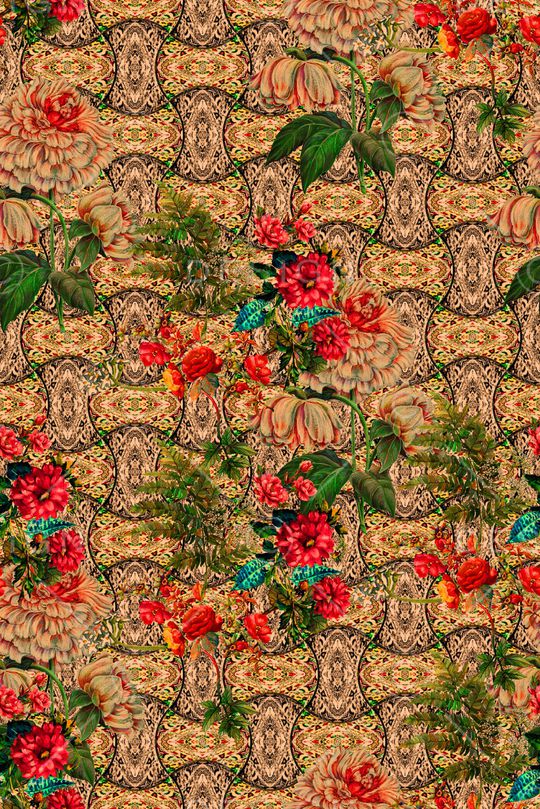 波西米亚印花华亿平台图片