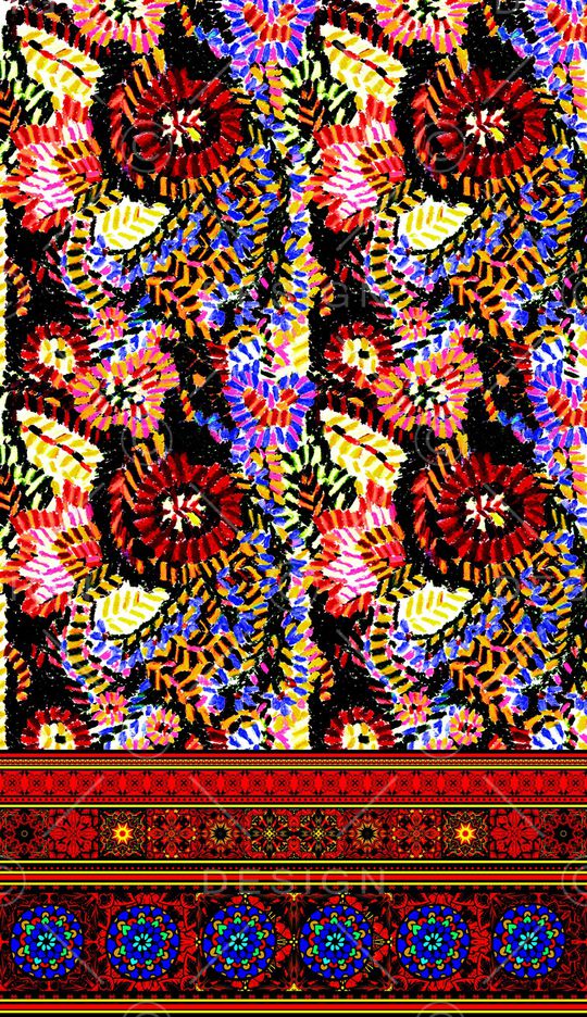 波西米亚印花华亿平台图片