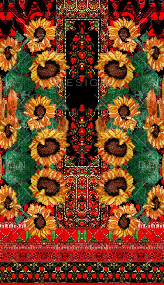 波西米亚印花华亿平台图片