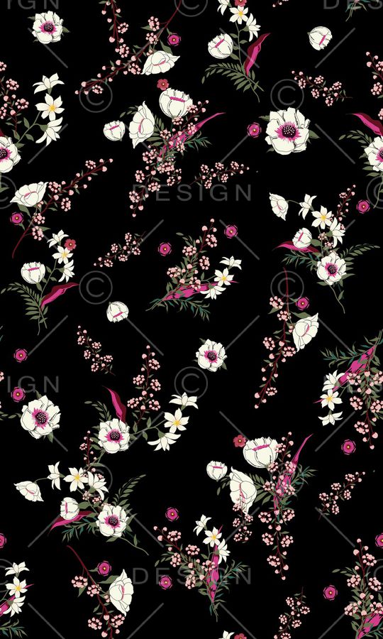 小碎花印花华亿平台图片