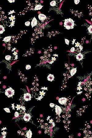 小碎花印花华亿平台图片