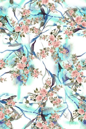 小碎花印花华亿平台图片