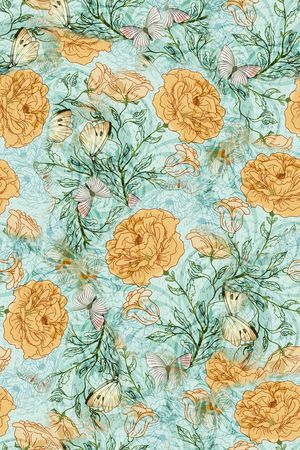 小碎花印花华亿平台图片