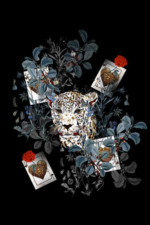 植物印花华亿平台图片