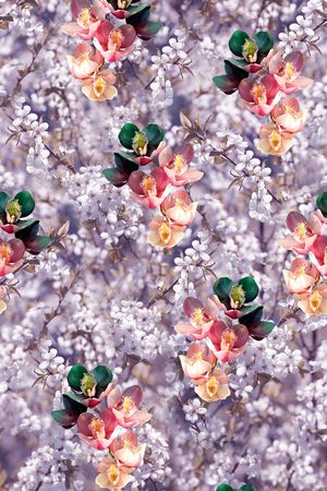 小碎花印花华亿平台图片