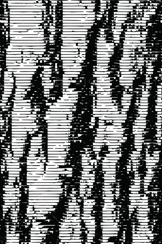 黑白条纹印花华亿平台图片