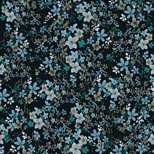 小碎花印花华亿平台图片