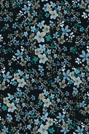 小碎花印花华亿平台图片