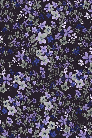 小碎花印花华亿平台图片