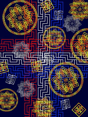 大牌风印花华亿平台图片