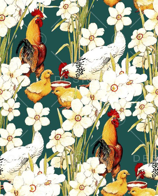 蒲公英印花华亿平台图片