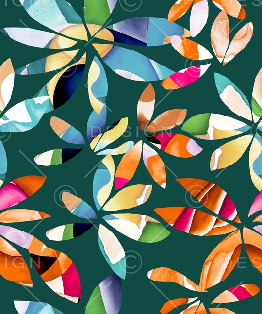 抽象印花华亿平台图片