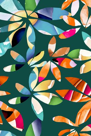 抽象印花华亿平台图片