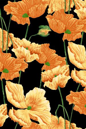 虞美人印花华亿平台图片