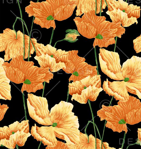 虞美人印花华亿平台图片