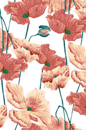 虞美人印花华亿平台图片