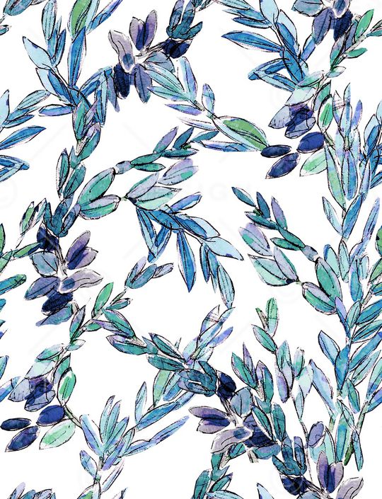 绿植树叶印花华亿平台图片