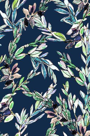 绿植树叶印花华亿平台图片