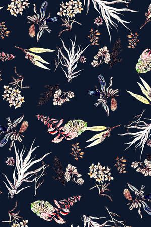 小碎花印花华亿平台图片