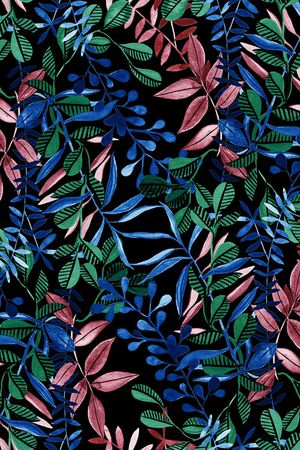 绿植树叶印花华亿平台图片