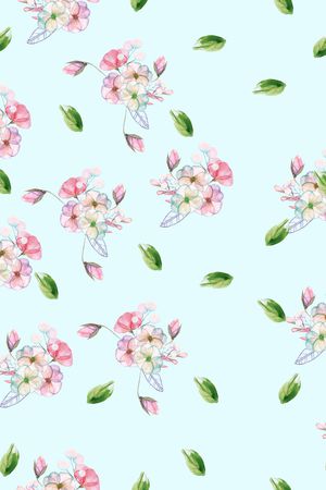 褪色花卉印花华亿平台图片