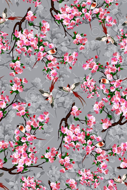 鸟印花华亿平台图片