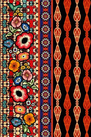 条纹印花华亿平台图片