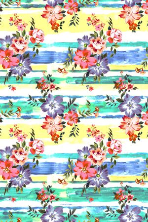 条纹印花华亿平台图片