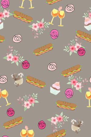 小碎花印花华亿平台图片